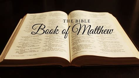 The Holy Bible New Testament Book Of Matthew Chapter 18 Youtube
