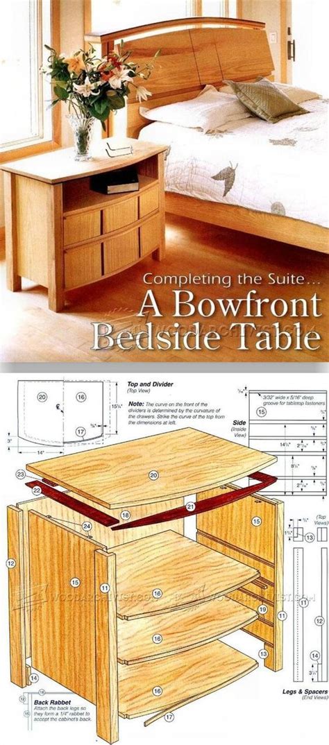 Bedside Table Plans Bedside Table Plans Woodworking Furniture
