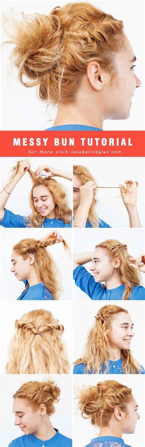 How To Do Messy Bun Hairstyles Messy Bun Hairstyles Hair Styles
