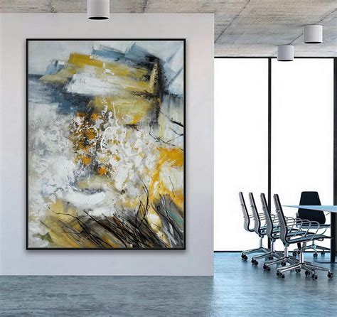 Heavy Texture Abstract Wall Art Hand Painted Modern Contemporary