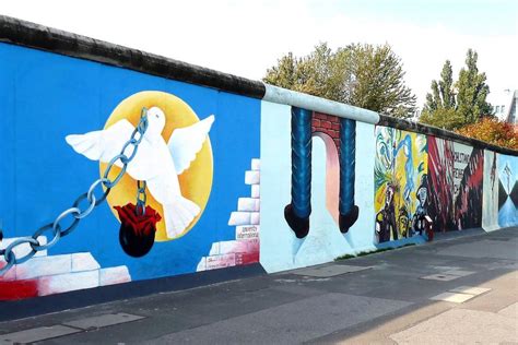 The East Side Gallery Symbolic Art Commemorating The Fall Of The