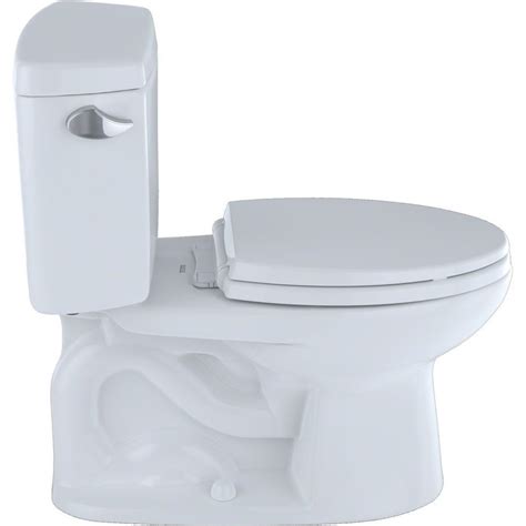 Toto Drake Two Piece Elongated Gpf Ada Compliant Toilet With Insulated Tank Cotton White