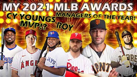 My 2021 Mlb Award Winners Mvpcy Youngrookie Of The Yearmanager Of The Year And Predictions