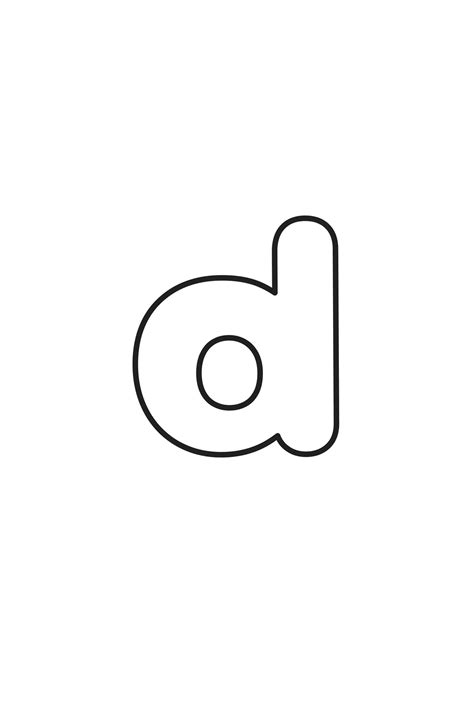 Maybe you would like to learn more about one of these? Free Printable Lowercase Bubble Letters: Lowercase D ...