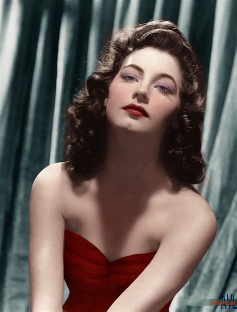 Colors For A Bygone Era Young Ava Gardner Colorized From A Late 1940s Photo
