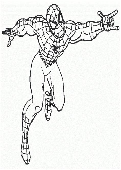 imagen para colorear spiderman | Spiderman dibujo para ...