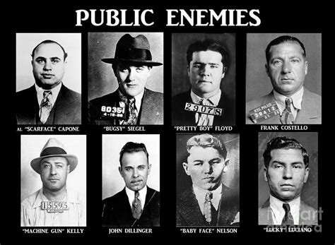 Gangsters 1920s 1970s Inspiration Public Enemy Baby Face Nelson