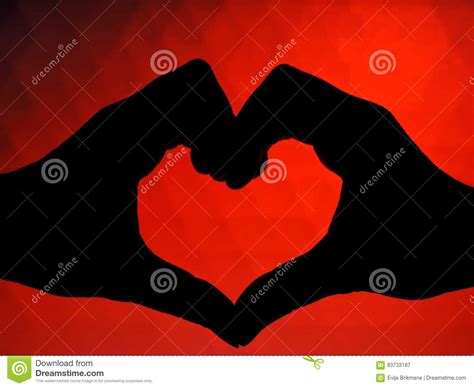 Hands Forming A Heart Shape Stock Image Image Of Wallpaper Film