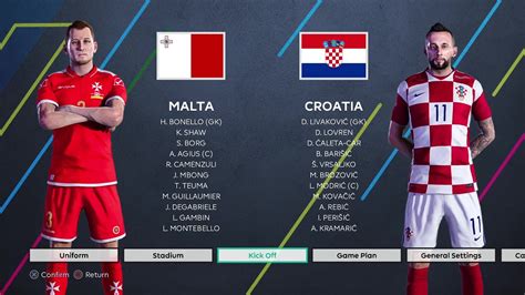 Malta Vs Croatia Fifa World Cup Qualifier Uefa Youtube