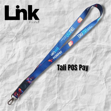 Jual Tali Id Card Lanyard Pos Indonesia Bumn Pos Pay Pos Aja Akhlak