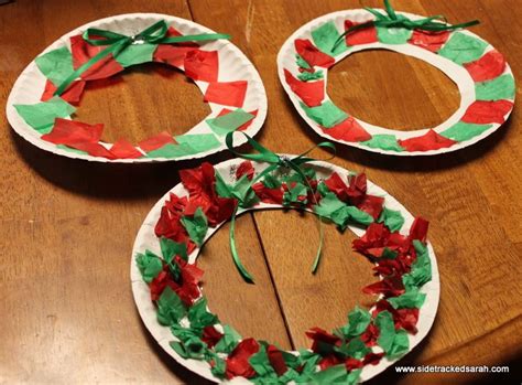 Paper Plate Wreath 25 Days Series Christmas Crafts For Toddlers
