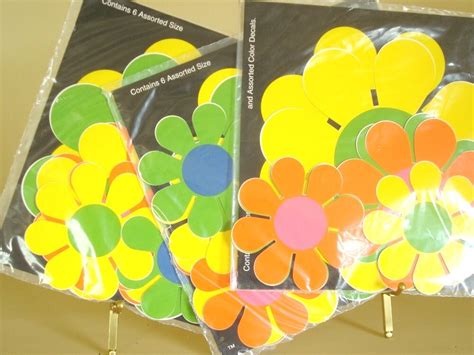 Rickie Tickie Stickies Flower Power Stickers Set Of 6