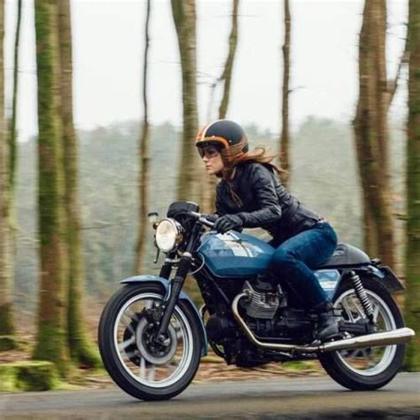 Ride And Roll Image By Route Sixty2 Cafe Racer Girl Moto Guzzi