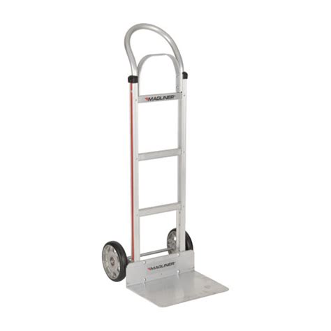 Magliner Hand Truck With Straight Frame Horizontal Loop Handle With Brace Extruded Aluminum