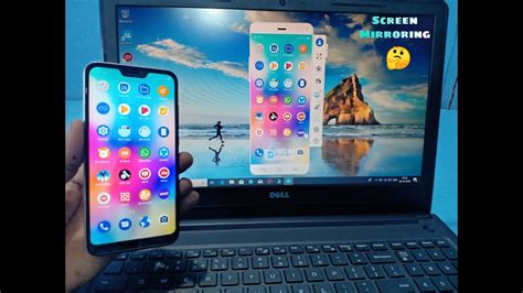How To Mirror Screen From Mobile To Laptop Or Pc Youtube