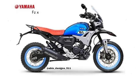 Yamaha Fz X Modified As A Hard Core Off Roader Check Out The Render