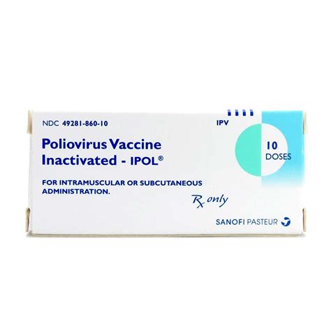 Vaccine Polio 10 Dose Mdv Ipol 5ml Vial Mcguff Medical Products