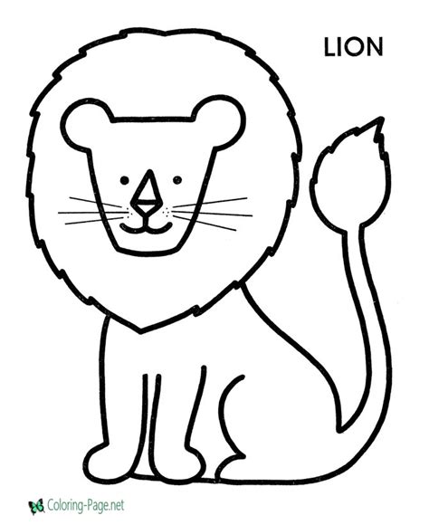Free teaching resources to help you share god's word with children. Preschool Coloring Pages Printable Lion
