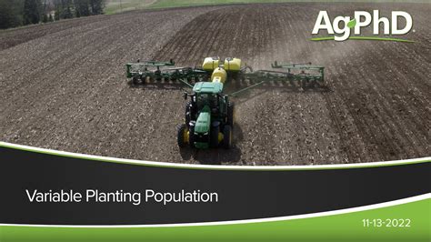 Variable Planting Population Ag Phd 2022 Acrestv