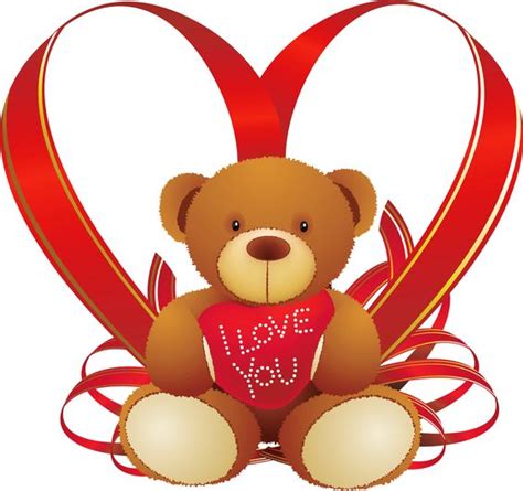 Teddy Bear With Heart Clipart Clip Art Library