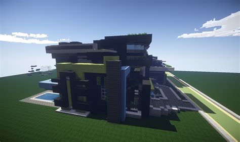 Xenon Futuristic Mansion Minecraft Map