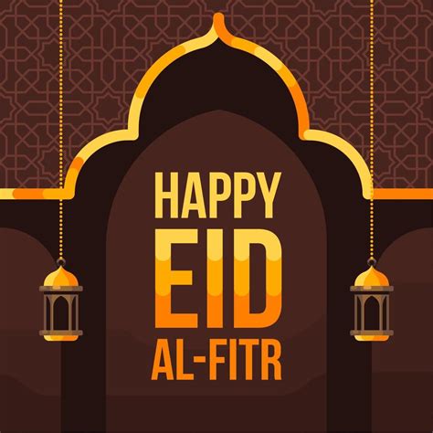 This is the tentative date as the actual date is contingent on the sighting of the moon of shawwal 1441. Happy Eid Al Fitr Background With Mosque Silhouette ...