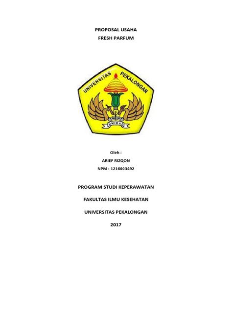 Latar belakang usaha baju muslimah dan kerudung cantik mulai menjamur di kalangan para wanita. PROPOSAL USAHA Fresh Parfum.docx