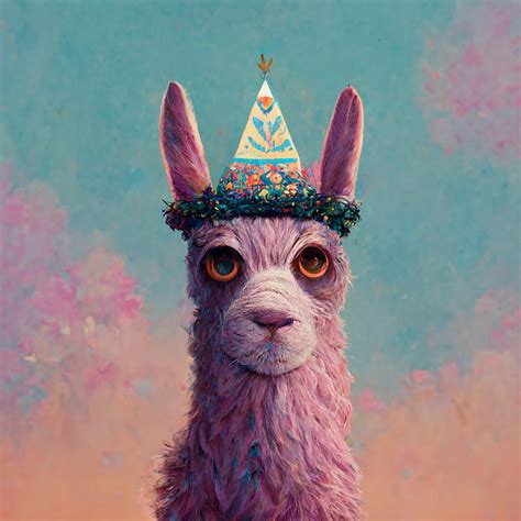 Funny Birthday Llama Digital Art By Sweet Birdie Studio Fine Art America