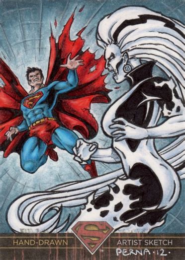 Dc Comics Superman The Legend Vs Silver Banshee Sketch Card In Tony