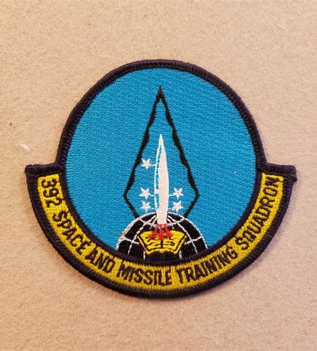 392nd Space And Missile Training Squadron Patch Bunkermilitary