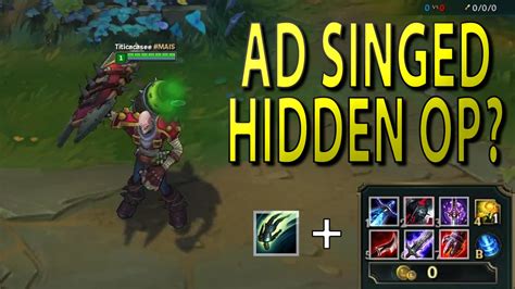 Ist Ad Singed Op League Of Legends Guide German Youtube