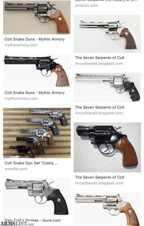 Armslist For Sale Looking 4 Colt Snake Gun