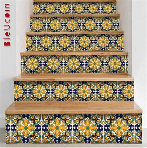 See more ideas about tile stickers kitchen, tile decals, wall waterproofing. Oaxaca Tile/Wall/Stair/Cabinet Decal : Kitchen Bathroom Decals Removable Stair Riser Home Decor ...