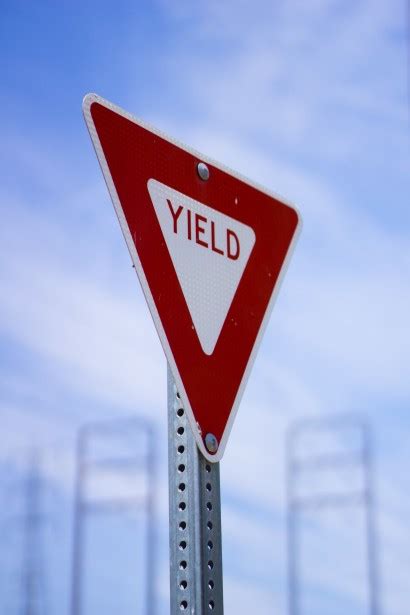 Yield Road Sign Free Stock Photo Public Domain Pictures