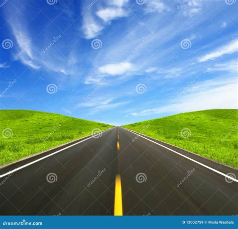 Road Ahead Stock Image Image Of Journey Freeway Highway 12002759
