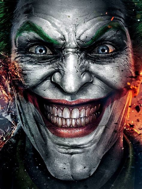 Gambar Joker Keren Terkeren 30 Gambar Kartun Joker Keren 3d Psycho