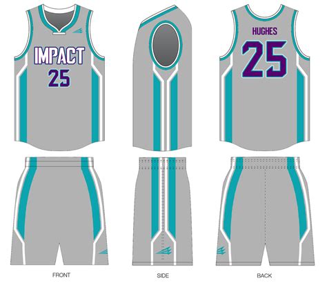 Impact Custom Modern Basketball Jerseys