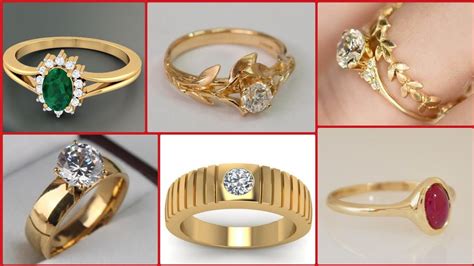 amazing latest gold rings design gold plated rings designs 14k diamond gold youtube