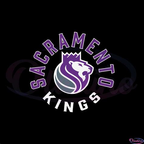 Sacramento Kings Lion Logo Sacramento Basketball Fan Svg