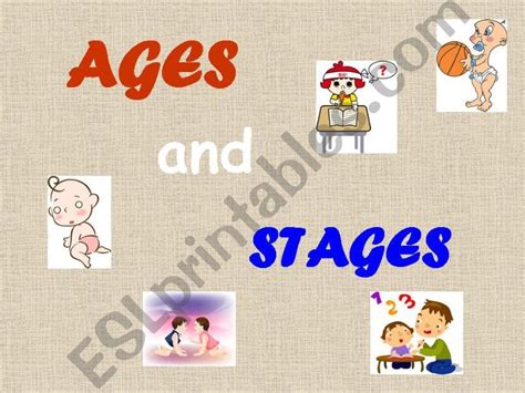 Esl English Powerpoints Human Age And Stage