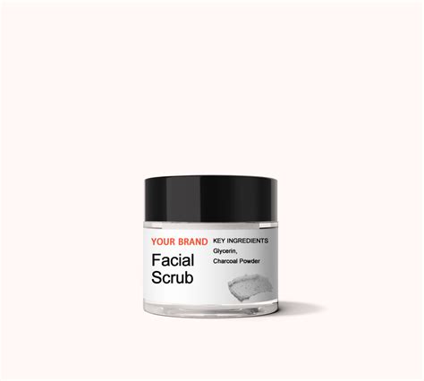 Charcoal Exfoliating Facial Scrub Ariel Cosmetic