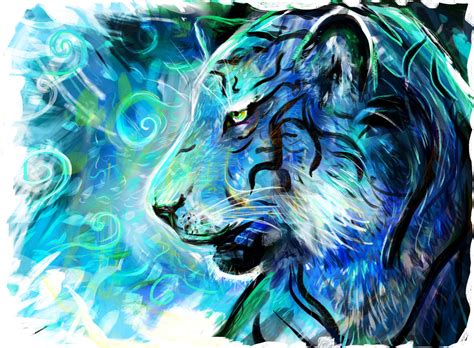 Project Blue Tiger Louis Dyer Visionary Digital Artist