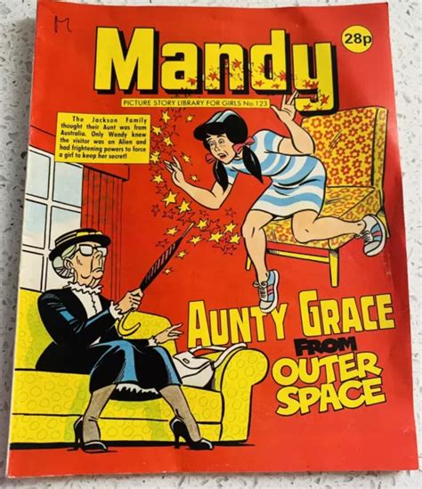 Mandy Picture Story Library For Girls No 123 1988 Vintage Comic