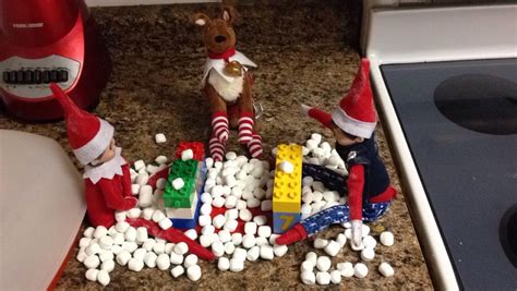 Snow Ball Fight Holiday Decor Elf On The Shelf Holiday