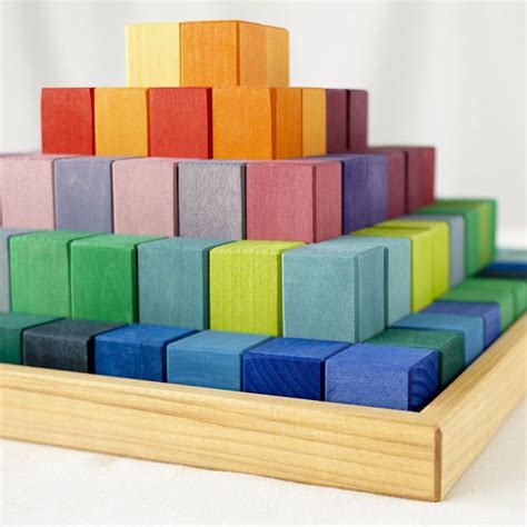 The Greater Pyramid Wooden Blocks Large Wooden Building Blocks