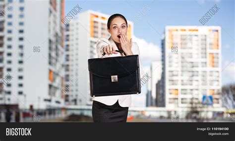 Businesswoman Stands Image And Photo Free Trial Bigstock