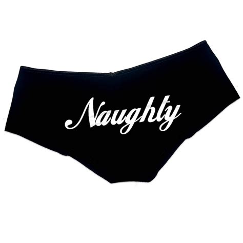 Naughty Panties Sexy Slutty Funny Panties Booty Bachelorette Etsy Uk