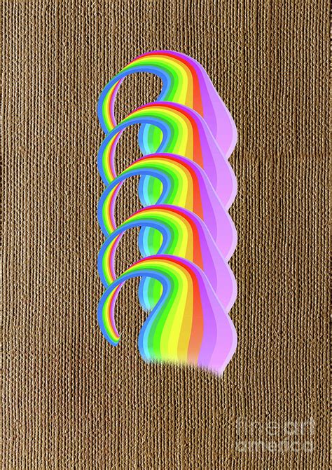Rainbow Overlap 2 Digital Art By Prar K Arts Fine Art America