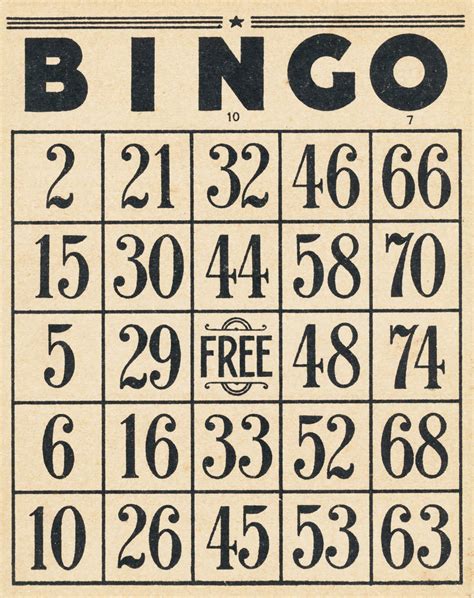 Background For Mini Album Bingo Cards Printable Bingo Cards Vintage