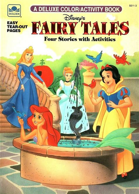 Disney Fairy Tales Coloring Books At Retro Reprints The Worlds